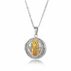 Classic St. Benedict Pendant Titanium Necklace