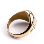 Virgin Mary Stainless Steel Ring Cross Sign Catholic Rings for Religious Jewelry
