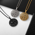 St. Benedict Symbol Openwork Pendant Necklace
