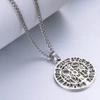 St. Benedict Symbol Openwork Pendant Necklace