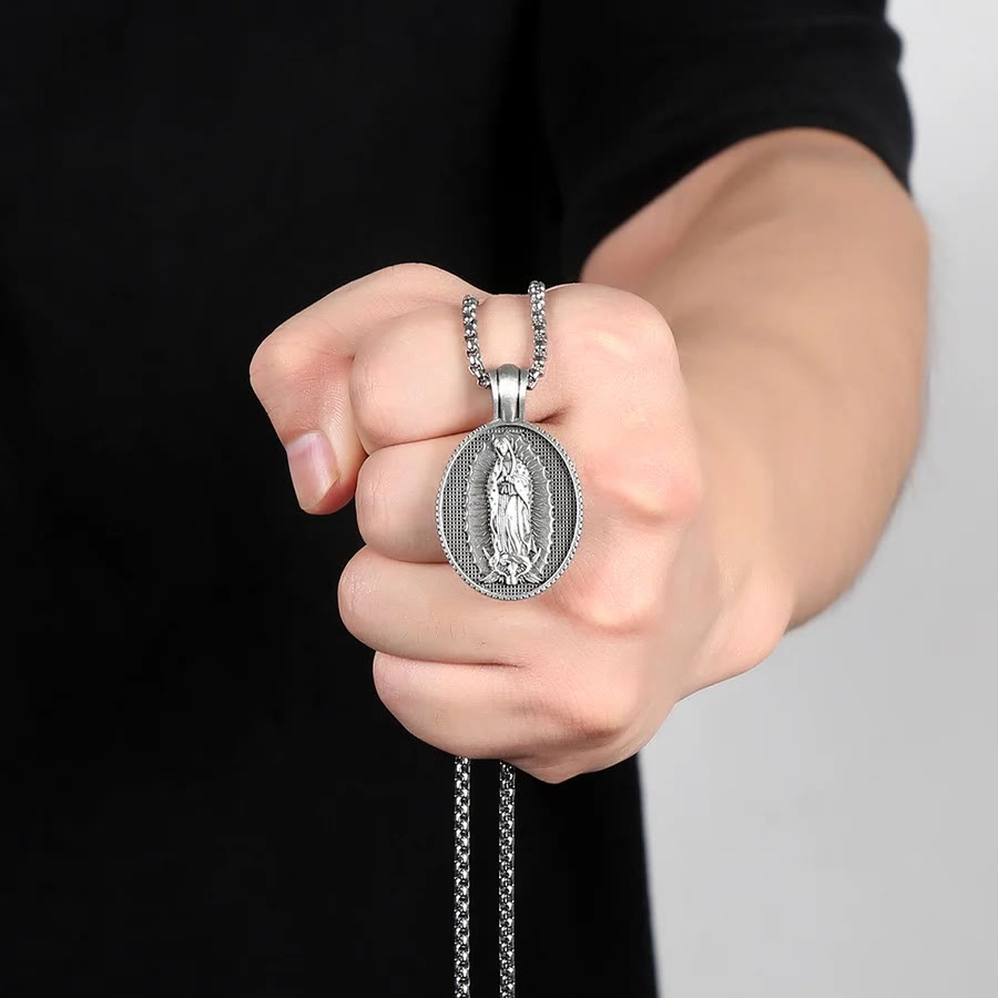 Our Lady of Guadalupe Virgin Mary Necklace