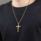 Jewelry Crucifix Pendant Charm Necklace