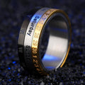 "The Genesis" Time and Date Ring: God's Seven Days of Creation