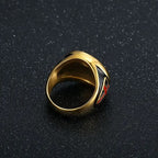 Knight's Armor Shield Protection Titanium Ring