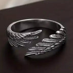 Pure Angel Wings Adjustable Ring