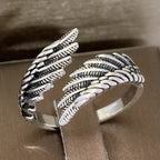 Pure Angel Wings Adjustable Ring