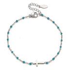 Delicate Minimalist Cross Bracelet