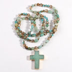 Catholic Cross Pendant Christian Necklace Religious Jewelry