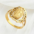 Our Lady of Guadalupe Delicate Skeleton Ring