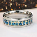 Shinny Jesus Cross Ring Religious Band Jewelry