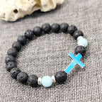 Glow in the Dark  Cross Bracelet