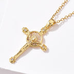 Jesus Cross Crucifix Christian Faith Necklace