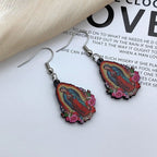 Our Lady Of Guadalupe Virgin Mary Colorful Earrings VIP