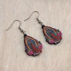 Our Lady Of Guadalupe Virgin Mary Colorful Earrings VIP