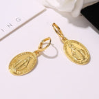 Miraculous Mary Medals Religion Earrings VIP