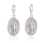 Miraculous Mary Medals Religion Earrings VIP