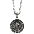 St. Benedict Home Blessing Alloy Necklace