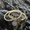 St. Benedict Twisted Cable Bangle Bracelet
