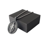 Miraculous Virgin Mary Medallion Pendant Necklace