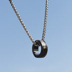 Combination Style Bible Verse Ring & Chain Necklace