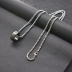 Combination Style Bible Verse Ring & Chain Necklace