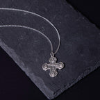Classic Style Carmelite Five-in-One Four-Way Cross Pendant Alloy Necklace