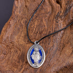 Classic Style Miraculous Medal of Our Lady Pendant Necklace