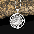 Retro Punk Style Crown of Thorns of Jesus Pendant Necklace