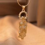 Luxury Style Assumption of Virgin Mary Our Lady of Guadalupe Pendant Necklace