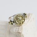 Classic Style Praying Hands Titanium Ring
