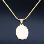 Classic Style Our Lady of Fatima Pendant Crafted Blessing Necklace