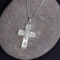Retro Style Jesus Icon Cross Protection Pendant Necklace