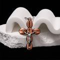Simple Style Crucifx Protective Religion Amulet Pendant Necklace