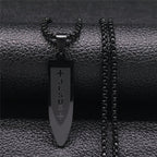 Modern Style Engraved Divine Jesus Cross Pendant Necklace
