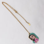 Colored Style Cartoon Saints Beaded Charming Faith Inspired Necklace