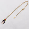 Colored Style Cartoon Saints Beaded Charming Faith Inspired Necklace