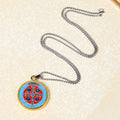 2 Color Retro Style St. Benedict Symbol Exorcism Faith Pendant Necklace