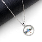 Classic Style Mustard Seed With Faith All Things Are Possible Pendant Necklace