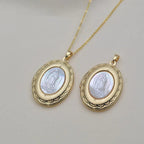 Classic Style Our Lady of Guadalupe Locket Pendant Necklace