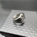 Classic Style Crusades Shield Sacred Protection Ring