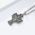 Classic Style Saint Michael Archangel Guardian Of Faith Pendant Necklace