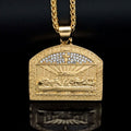 Modern Style Divine Last Supper Figure Pendant Necklace