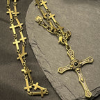 Modern Style Sacred Salvation Cross Pendant Necklace