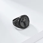 Minimalist Style Cross Divine Faith Heavy Duty Ring