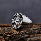 Retro Classic Style Knights Templar Cross Divine Faith Ring