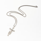 Exclusive Craft Jesus Crucifix with Angels Blessing Pendant Necklace