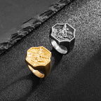 Exclusive Crafted Archangel St. Michael Ring - Expression of Daily Faith