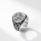 Eternal Faith Celtic Cross Ring - A Symbol of Timeless Devotion