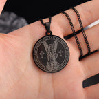 Archangel St. Michael Medallion Necklace - Connect with Celestial Guardians