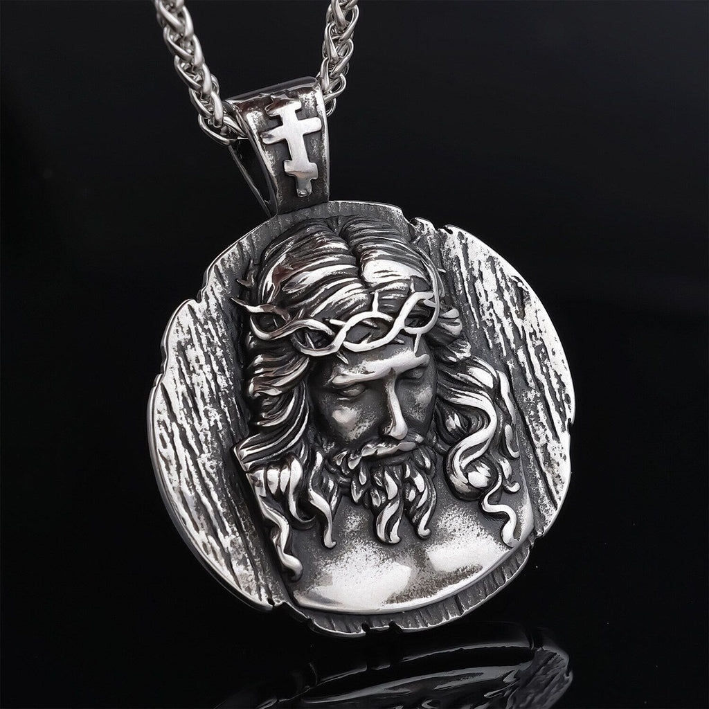 Jesus Crown of Thorns Pendant Necklace - A Profound Symbol of Faith and Devotion